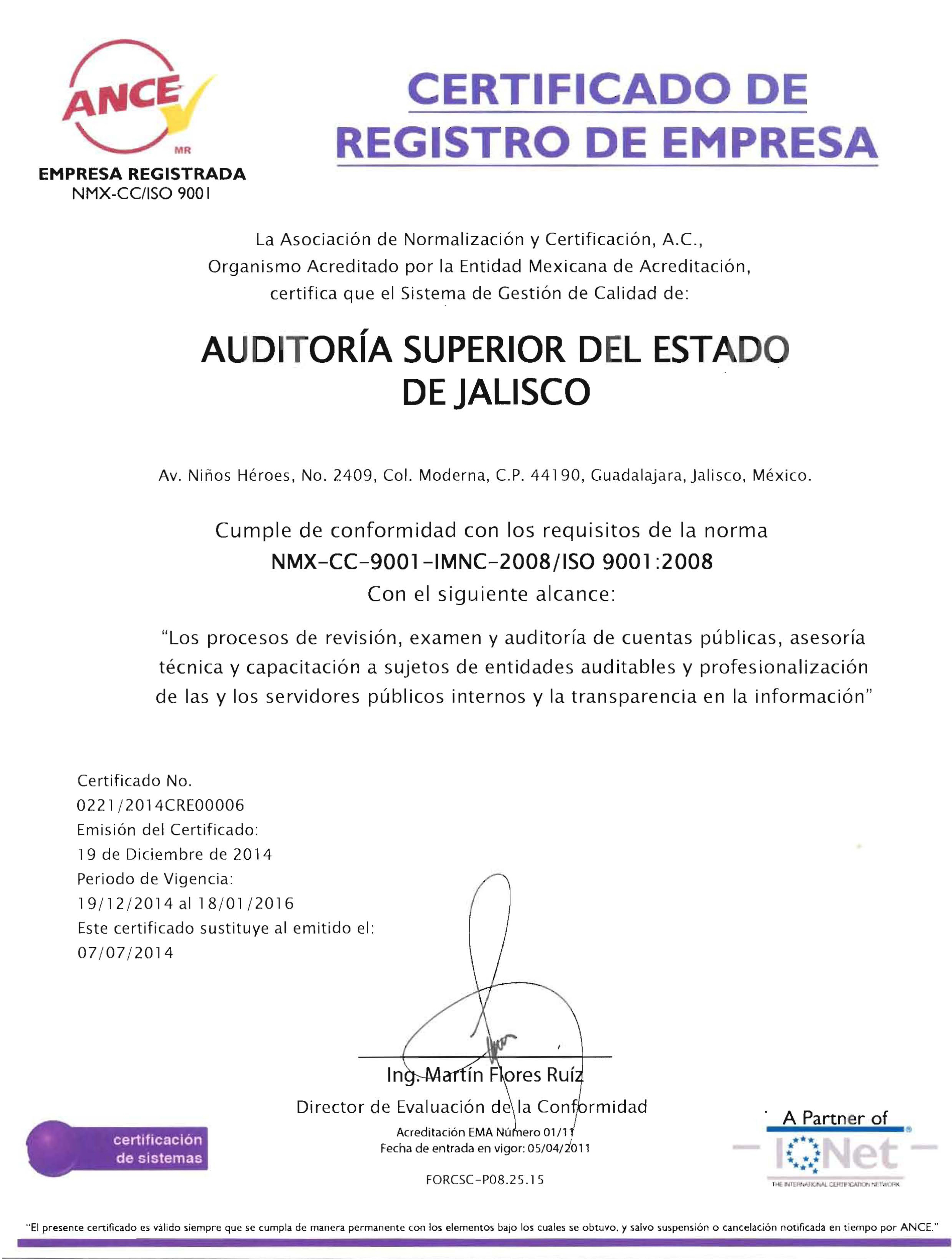 Sistema De Gestión De La Calidad 4973